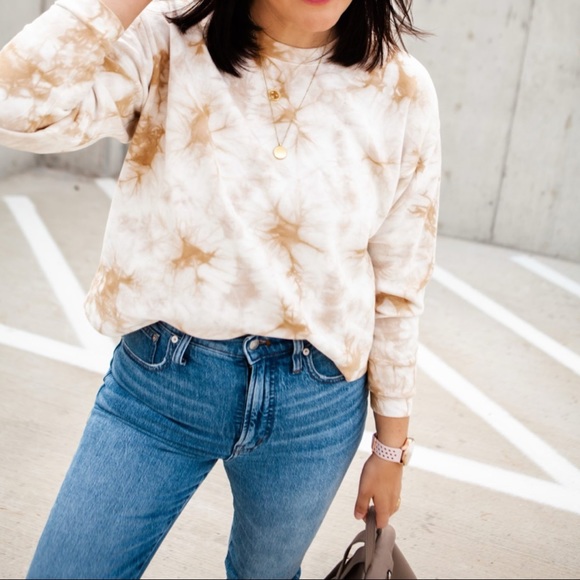 SOLD OUT Madewell Tie-Dye (Re)sourced Cotton Swing Sweatshirt - Picture 7 of 14